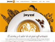 Tablet Screenshot of cafesjayza.com